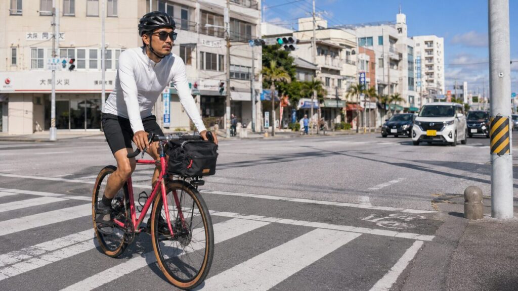 自転車通勤ルート 市街地
