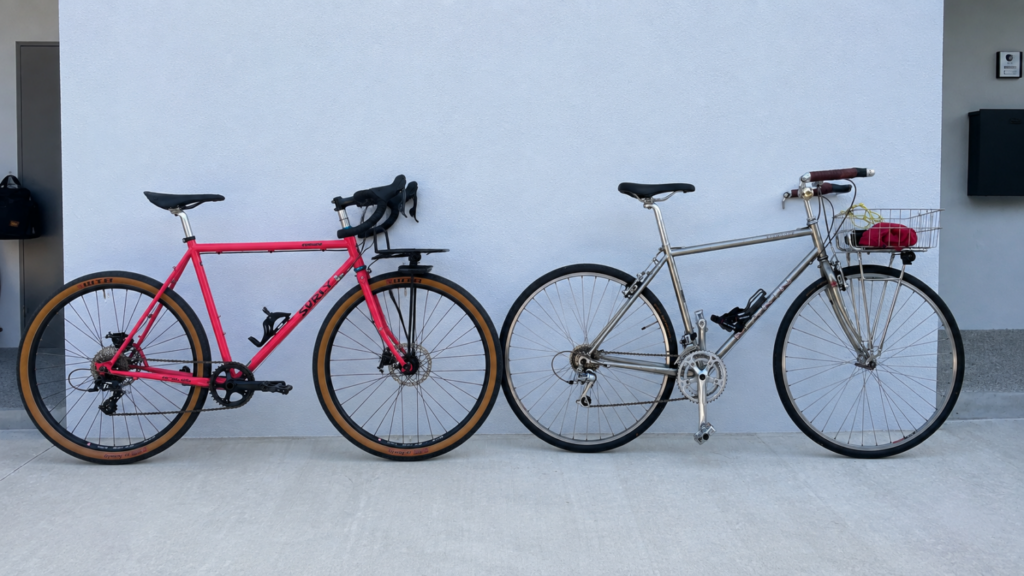 SURLY Stragglerと1995年製MARIN Redwoods